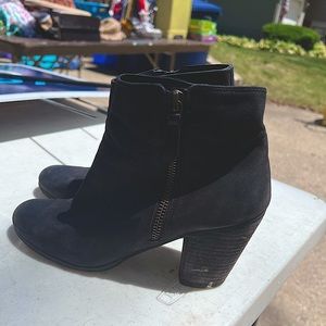 BP (Nordstrom brand) Black suede booties with heel. Size 7